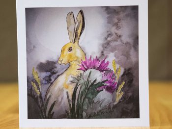 Moonlit Hare - Card