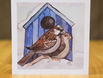 Mr & Mrs Sparrow Card
