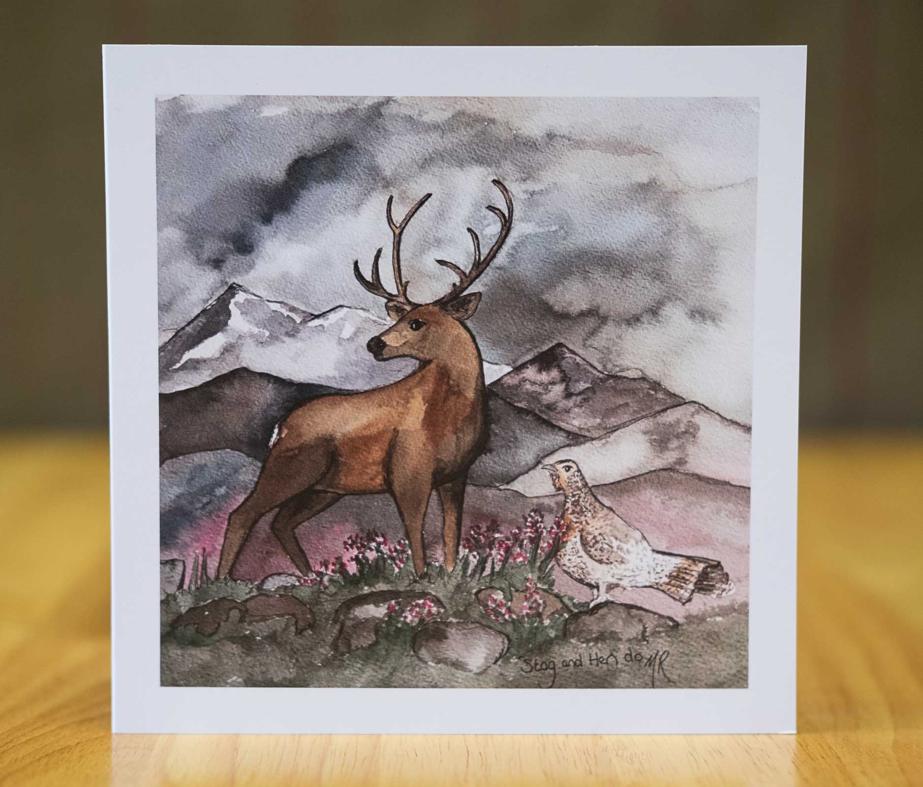 stag-and-hen-do-card-mike-ross-arts-mike-ross-highland-artist