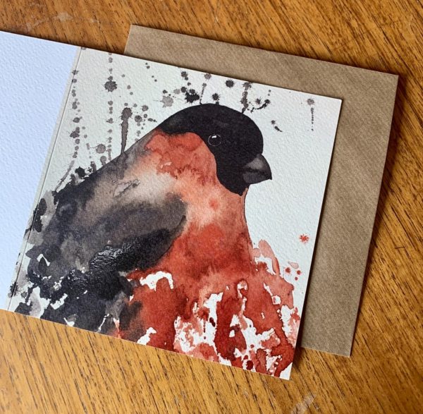 Bullfinch Card by Mike Ross