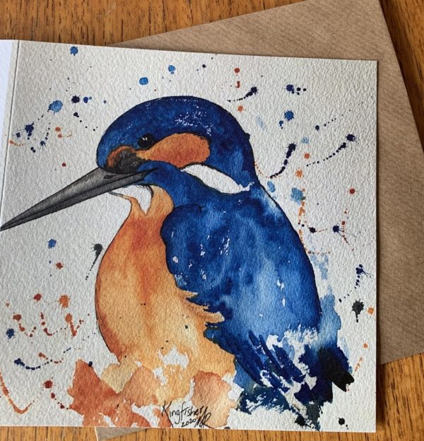 Kingfisher Card by Mike Ross