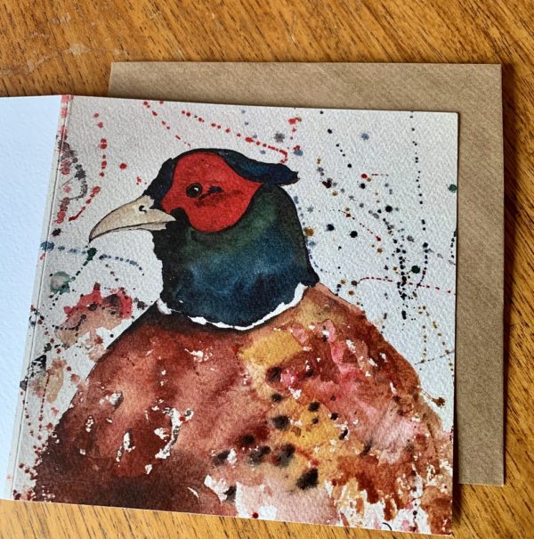 Pheasant Card by Mike Ross